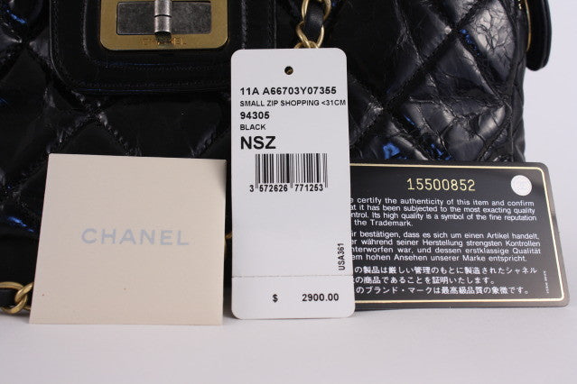 Reissue CHANEL Shopper Tote Handbag at Rice and Beans Vintage
