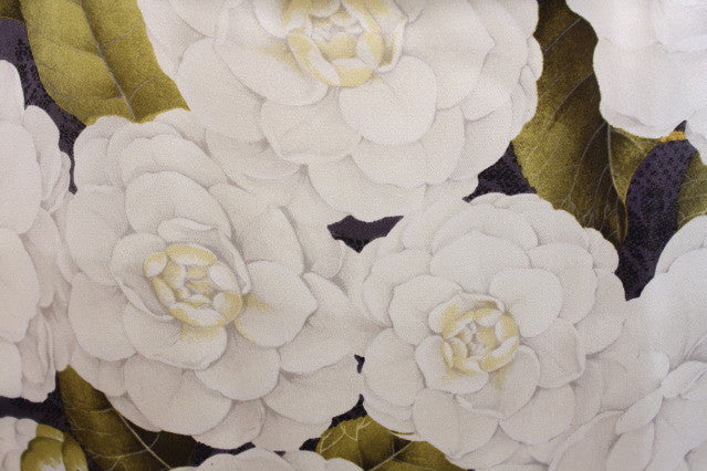 Vintage CHANEL Camellia Flower Silk Scarf at Rice and Beans Vintage