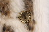 Vintage 60's Tissavel Faux Fur Snow Leopard Coat 