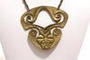 1970s Gold Mask Necklace