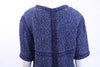 Chanel Blue Tweed Boucle Dress