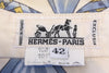 Vintage Hermes Scarf Print Silk Blouse