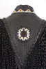 Vintage Beaded Fringe Leather Vest