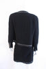 Vintage Chanel Black Skirt Suit Jacket 