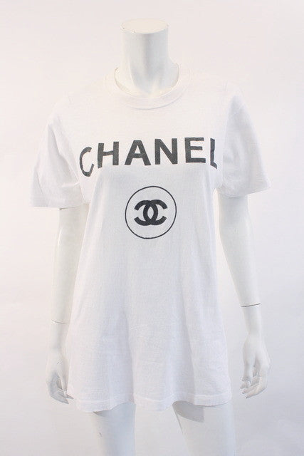 Vintage Chanel Logo T Shirt