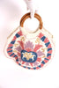 Vintage 70's Circle Embroidered Bag 
