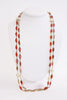 Vintage chanel pearl glass sautoir necklace