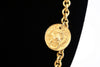 Vintage Anne Klein Gold Lion Coin Necklace 