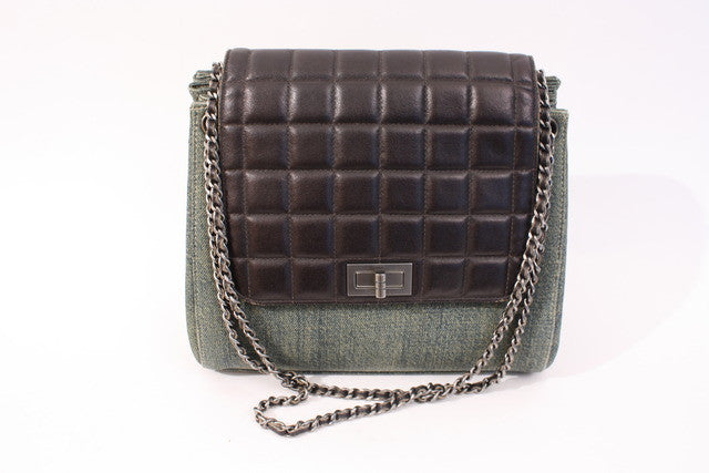 CHANEL Denim Flap Bag at Rice and Beans Vintage