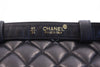 Vintage Chanel belt waist flap bag with belt