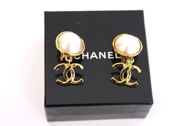 Vintage CHANEL Earrings at Rice and Beans Vintage