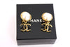 Vintage Chanel Pearl CC Earrings