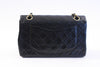 Vintage Chanel Black Double Flap Bag