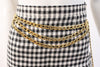 Vintage Chanel Cuban Link Medallion Belt