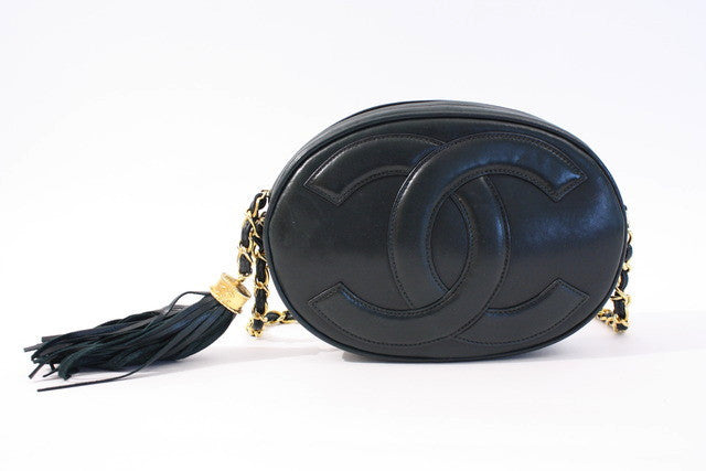 Chanel Elegant CC Flap Bag Quilted Lambskin Medium Black 180860113
