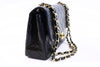 Vintage Chanel Black Double Flap Bag