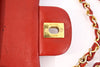 Vintage Chanel Red Double Flap Bag