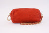 Vintage Chanel Red Clutch Wristlet