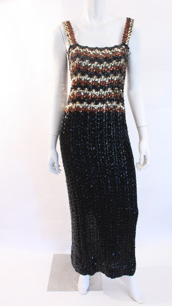 Vintage 70's Sequin Disco Dress