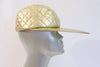 Vintage Chanel Gold Leather Baseball Hat