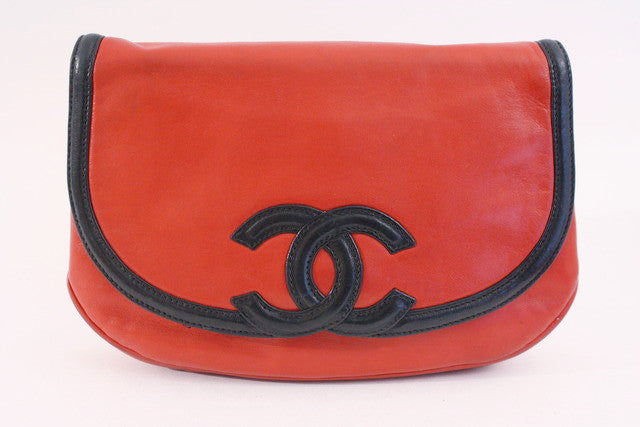 Rare Vintage CHANEL Flap Bag or Clutch at Rice and Beans Vintage