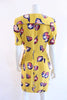 Vintage 80's Ungaro Shell Print Dress 