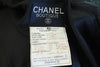 Vintage Chanel F/W 1992 Leather Boucle Jacket 