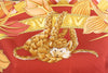 Vintage Ferragamo lion print silk scarf