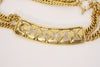 Vintage Chanel Nameplate Belt Necklace 