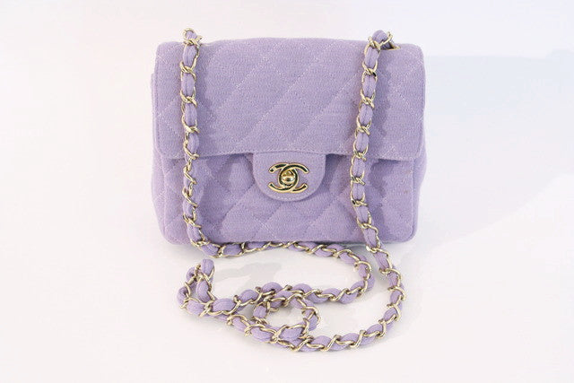 Vintage Chanel Purple Flap bag