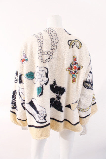 Vintage CHANEL Terry Cloth Jacket at Rice and Beans Vintage