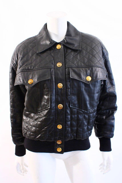 Vintage CHANEL Quilted Suede Leather Jacket (Brown) – The Closet New York
