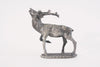 Vintage pewter stag statuette 