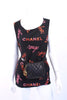 Vintage Chanel Black Lambskin Waist Belt Bag 