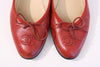 Vintage Chanel Red Ballet Flats