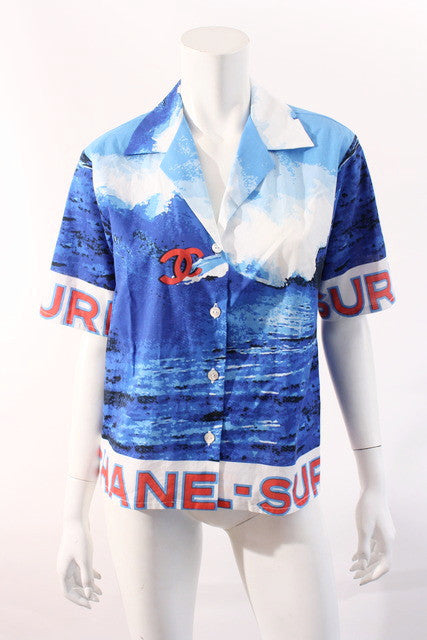 Vintage Chanel Surf Wave Shirt