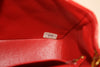 Vintage Chanel Red Single Flap Handbag