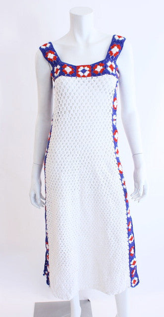 Vintage 70's Crochet Dress