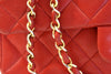 Vintage Chanel Red Double Flap Bag