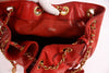 Vintage Chanel Red Bucket Handbag