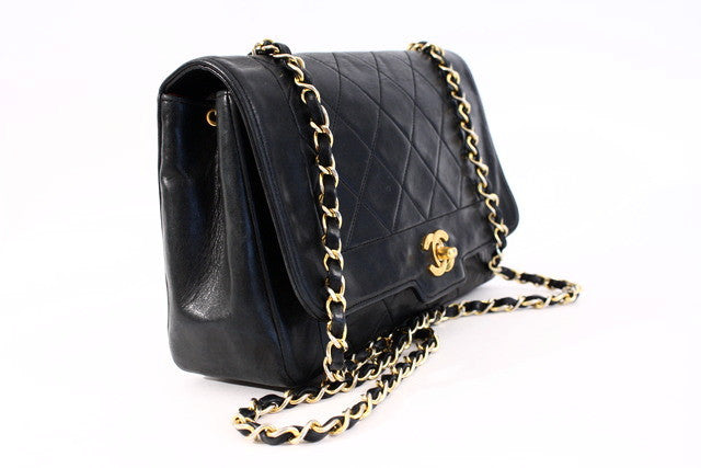 Vintage CHANEL Diana Single Flap Bag at Rice and Beans Vintage