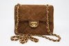 Vintage CHANEL Brown Single Flap Bag