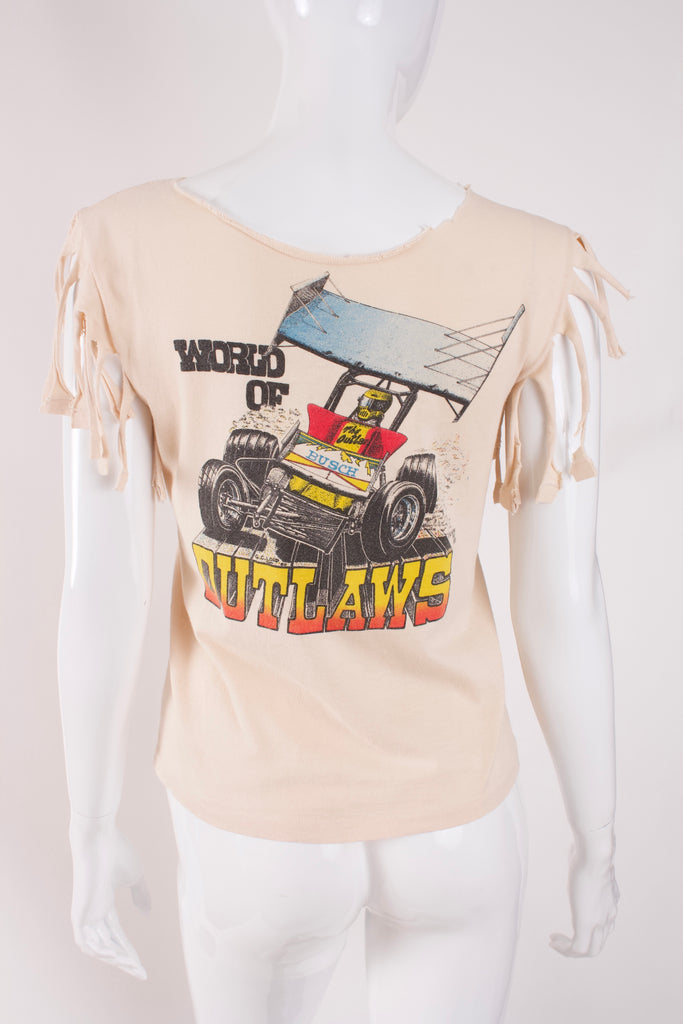 Vintage 1982 "World Of Outlaws" Racing T-Shirt