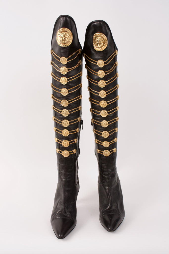 Rare Iconic GIANNI VERSACE F/W 1993 Boots