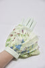 Rare Vintage HERMES Mint Green Scarf Gloves