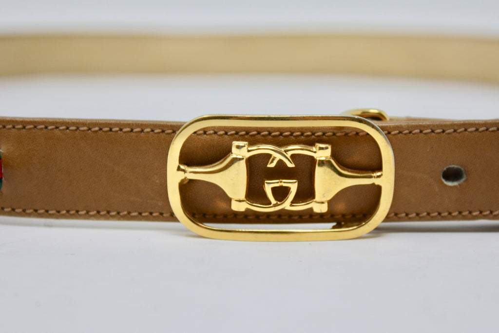 Authentic Vintage 70's GUCCI Belt at Rice and Beans Vintage