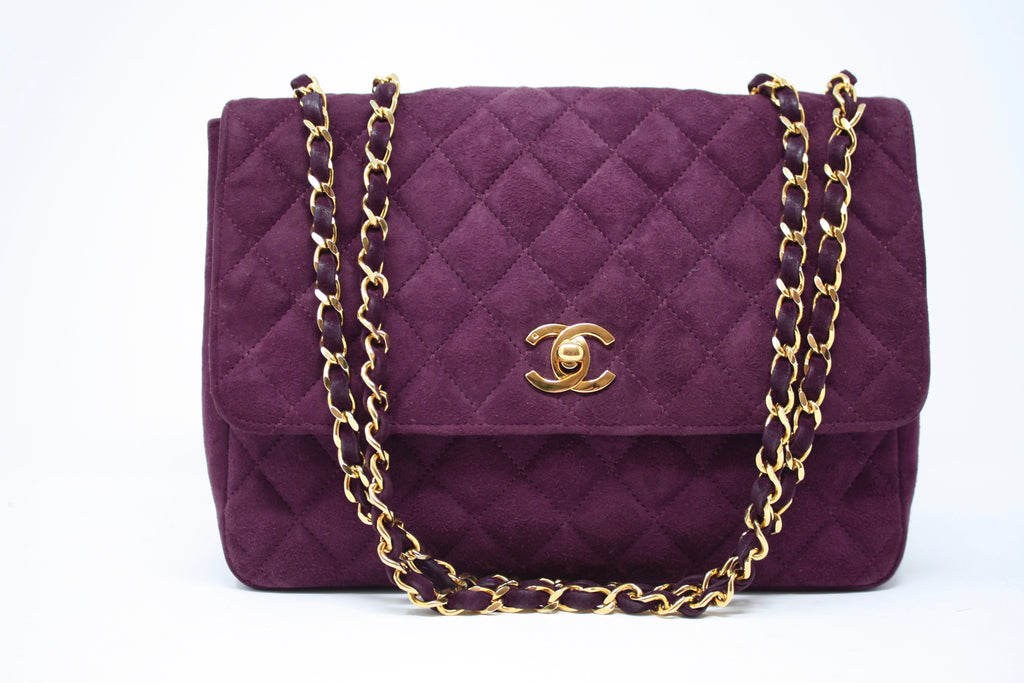 purple mini chanel bag vintage