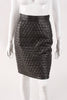 Vintage F/W 1989 GIANNI VERSACE Studded Leather Skirt