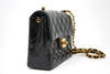 Vintage CHANEL Black Patent Leather Flap Bag