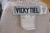 Vintage 80's VICKY TIEL Silk Peplum Top